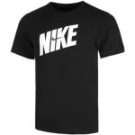 Svarta T-shirts med tryck från Nike Dri-Fit på rea i Storlek M för Herrar 