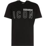 Svarta Kortärmade T-shirts från DSQUARED2 i Storlek M för Herrar 