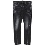 Svarta Stretch jeans för Pojkar med Djur i 10 i Denim från DSQUARED2 från YOOX.com med Fri frakt 