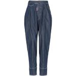 Blåa High waisted jeans Urblekta från DSQUARED2 på rea med Djur i Storlek XL i Denim för Damer 