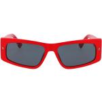 Röda Herrsolglasögon från DSQUARED2 Icon på rea i Storlek S i Acetat 