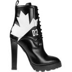Svarta Ankle-boots från DSQUARED2 på rea i Läder för Damer 