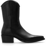 Svarta Cowboy-boots från DSQUARED2 med spetsig tå i Läder för Herrar 