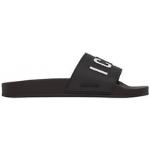 Svarta Slip in-sandaler från DSQUARED2 i storlek 42 med Slip-on med öppen tå i Gummi 