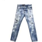 Blåa Slim fit jeans från DSQUARED2 på rea i Denim för Herrar 
