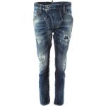 Blåa Slim fit jeans från DSQUARED2 på rea i Storlek S för Herrar 