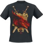 Dungeons and Dragons - gaming T-shirt - Honor Among Thieves - Shield - S XXL - för Herr - svart
