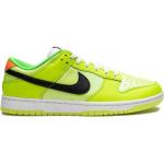 Gröna Låga sneakers från Nike Dunk med LED med Snörning med rundad tå i Läder för Flickor 