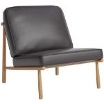 Dux - Domus Chair Wood, Läder Elmosoft 93068 - Träfärgad - Fåtöljer - Läder/trä/textilmaterial/skum