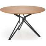 Moderna Svarta Runda matbord från Skånska Möbelhuset med diameter 120cm i Ek 