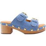 Blåa Slip in-sandaler för Damer 