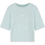 Vita Kortärmade Kortärmade T-shirts från Armani Emporio Armani på rea i Storlek S i Jerseytyg för Damer 