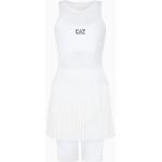 Sportiga Vita Ärmlösa Ärmlösa klänningar från Armani Emporio Armani på rea i Storlek M med Rund ringning i Polyester för Damer 