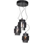 Ebbot Taklampa 3-Låg Rökgrå Home Lighting Lamps Ceiling Lamps Pendant Lamps Grey By Rydéns