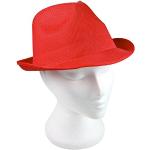Sommar Röda Fedora hattar i Nylon för Damer 