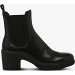 Svarta Chelsea-boots från Ecco i storlek 41 med Klackhöjd 5cm till 7cm i Läder för Damer 