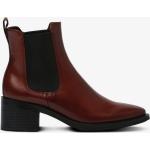 Konjakbruna Chelsea-boots från Ecco Sartorelle på rea i storlek 41 med Blockklack med spetsig tå med Klackhöjd 5cm till 7cm i Läder för Damer 