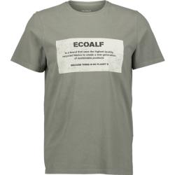 Ecoalf M New Natal Label Patch T-shirt Bomulls-t-shirt Khaki Khaki