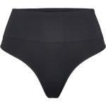 Ecocare Seamless Shaping Thong Stringtrosa Underkläder Black Spanx