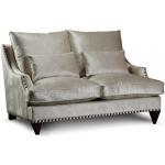 Edward 2-sits soffa - Fresh 09 - Ljus grålila, Mörkbruna (mahognyfärgade)