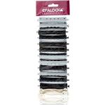 Efalock Professional Kallvågspolare 2 färger, 16 mm, grå/svart, 1-pack, (1 x 12 stycken)