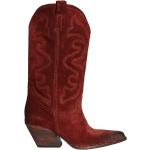 Röda Ankle-boots från Elena Iachi på rea i Läder för Damer 
