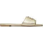 Guldiga Slip in-sandaler från Tory Burch med Slip-on med öppen tå i Läder för Damer 