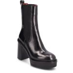 Elevated Plateau Chelsea Bootie Shoes Chelsea Boots Black Tommy Hilfiger