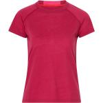 Rosa Kortärmade Tränings t-shirts från Elevenate på rea i Storlek XS med Rund ringning för Damer 