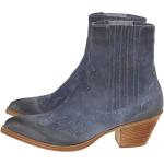 Blåa Cowboy-boots från ELEVENTY i Mocka för Damer 