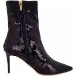 Svarta Ankle-boots med paljetter från Elisabetta Franchi på rea i Kalvskinn för Damer 