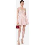 Korta Rosa Korta klänningar från Elisabetta Franchi på rea i Tweed för Damer 