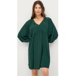 Mörkgröna V-ringade klänningar från Ellos i Storlek 3 XL med V-ringning för Damer 