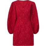 Röda V-ringade klänningar från Ellos i Storlek L med V-ringning för Damer 