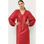 Röda V-ringade klänningar med paljetter från Ellos på rea i Storlek XL med V-ringning för Damer 