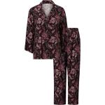Blommiga Vinröda Pyjamasbyxor från Ellos i Storlek L för Damer 