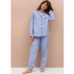 Blåa Pyjamasbyxor från Ellos på rea i Storlek XS i Bomull för Damer 