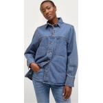 Blåa Skjortjackor från Ellos på rea i Storlek L i Denim för Damer 