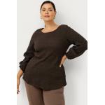 Bruna Långärmade T-shirts stora storlekar från Ellos på rea i Storlek 3 XL för Damer 