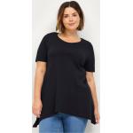 Ekologiska Svarta T-shirts stora storlekar Asymmetriska från Ellos i Storlek 6 XL för Damer 