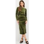 Sexiga Gröna Draperade klänningar från Ellos i Storlek XS för Damer 