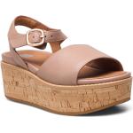 Sommar Beige Sandaletter med kilklack från FitFlop på rea i Läder för Damer 