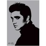 Flerfärgade Elvis Presley Konsttryck 