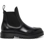 Svarta Chelsea-boots från Versace på rea i storlek 43 i Läder för Herrar 