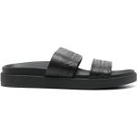 Svarta Slip in-sandaler från Calvin Klein på rea i storlek 36 med Slip-on med rundad tå i Kalvskinn för Damer 