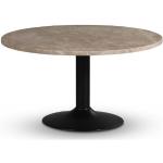Svarta Runda matbord från Skånska Möbelhuset Empire med diameter 105cm i Marmor 