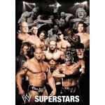 empireaffisch – brottning – WWE – collage 3D-affis