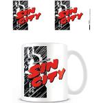 empireaffisch – Sin City – serietidning – storlek (cm), ca Ø8,5 H9,5 – licensmugg – beskrivning: – Keramikkopp, vit, tryckt, kapacitet 320 ml, officiellt licensierad, diskmaskins- och