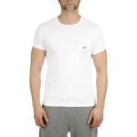 Vita Kortärmade T-shirts stora storlekar från Armani Emporio Armani på rea i Storlek XXL i Bomull för Herrar 