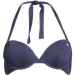 Marinblåa Bikini-BH från Armani Emporio Armani på rea med Vaddering i Storlek XL i Syntet för Damer 
